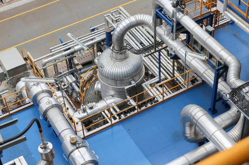 Chemical process piping system
