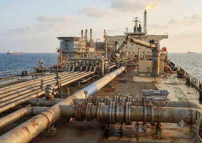 Deck Piping - UV-resistant topside installation