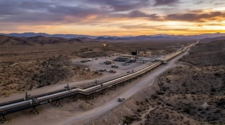 Fiberglass composite bandage applied to industrial oil pipeline