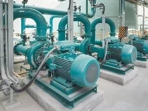 Irrigation pump station components