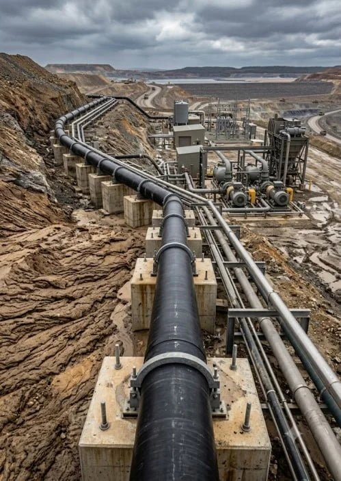On-site composite repair application at mining facility